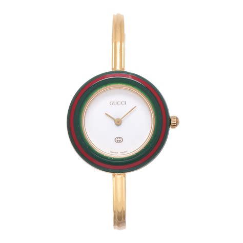 gucci interchangeable bezels|gucci quartz watch 26mm.